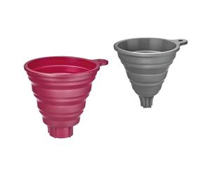 Westmark Kit d'entonnoirs, Entonnoir, Rouge, Gris