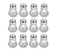 Westmark Lot de 12 salières en verre et acier inoxydable de 50 ml Argenté/transparent 653722E2