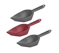 Westmark Lot de 3 pelles à pâtisserie, pesée, remplissage : env. 55 ml, plastique, Halvar, anthracite/rouge, 90892270