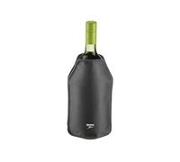 Westmark Manchon de refroidissement, pour bouteilles de vin ou de champagne, par exemple pour bouteille de diamètre jusqu'à 9 cm, refroidit jusqu'à 2 h, plastique, polo, noir/blanc, 52433370