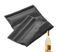Westmark Manchon de refroidissement, pour bouteilles de vin ou de champagne, pour un diamètre de bouteille de 7,5 à 10 cm, refroidit jusqu'à 2 h, plastique, frigus, noir/blanc, 52413370