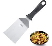 Westmark Master Line 13442270 Spatule professionnelle coudée rigide et fermée Dimensions de la lame 9 x 11,5 cm Longueur 29 cm Acier inoxydable/plastique Noir/argenté