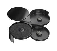 Westmark Meggy - Accessoire de bar pratique pour décorer les verres à cocktail, 3 compartiments pour jus de citron vert, sucre et sel, idéal pour margaritas - ABS, sans BPA