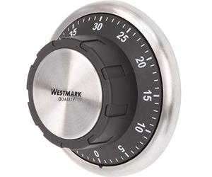 Westmark Minuteur de cuisine, Mécanique, Magnétique, 1-60 minutes, acier inoxydable/plastique, Redondo, anthracite/argenté, 10922260