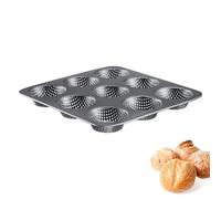 Westmark Moule Minirol anti-adhésif percé 9 places Noir 0,90 kg