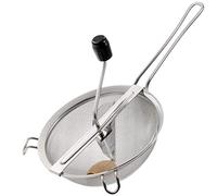 Westmark Moulin à Légumes, diamètre : 20 cm, Acier inoxydable/bois, Freches Früchtchen, Argenté/noir, 11982260