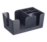 Westmark Organiseur de bar - Unité de rangement pratique pour le bar, idéal pour serviettes, pailles et décoration de cocktail - 6 compartiments, ABS