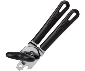 Westmark Ouvre-boîte à Pince avec Capuchon et Dispositif de levage du Couvercle, Longueur : 20,8 cm, Acier/plastique, Gentle, Noir, 28402270