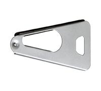 Westmark Ouvre-boîte Polyvalente dans un emballage Rétro, Acier/caoutchouc, 17 x 9,8 x 1,5 cm, Twist, argenté, 1050RT60