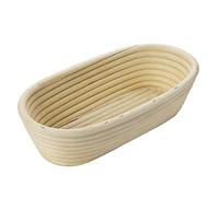 Westmark Panier à Pain/Panier de Fermentation pour Pâte à Pain, pour 750-1000g de Pâte à Pain, Ovale, longueur : environ 28 cm, Tube de rotin, beige clair, 32042270