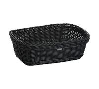 Westmark Panier Multi-usage, convient pour l'hôtellerie et la restauration, Rectangulaire, env. 31,5 x 22 x 10 cm, Fibres synthétiques, Saleen Edition, Noir, 02020019101