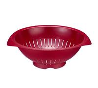 Westmark Passoire/Filtre, avec Poignée encastrée, Diamètre intérieur : 25 cm, Plastique, sans BPA, Couleur : Rouge, 2424227R