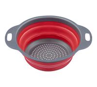 Westmark Passoire pliable avec dispositif de suspension, diamètre intérieur : 18,5 cm, plastique, mini, rouge/anthracite, 21232270