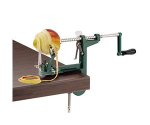 Westmark Pèle-Pomme/Eplucheur/Coupeur de Pomme, Serre-joint pour Montage sur la Table, 31 x 5,3 x 21cm, Acier Inoxydable/Aluminium, Apfeltraum, Vert/Argent, 11432260