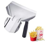 Westmark Pelle à Popcorn/Frites, 1 Poignée Droitiers, Dimensions: env. 20 x 12 cm, Longueur: 23 cm, Acier Inoxydable/Plastique, Argenté/Noir, 91282270