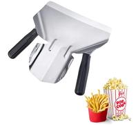 Westmark Pelle à Popcorn/Frites, 2 Poignées, Dimensions: env. 20 x 12 cm, Longueur: 23 cm, Acier Inoxydable/Plastique, Argenté/Noir, 91262270