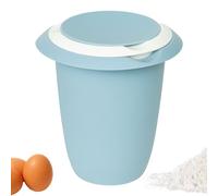 Westmark Pichet de Mélange avec Couvercle Deux Parties, 1 L, Avec Verseur, Plastique, Bleu/Blanc, 3151227B