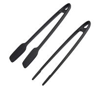 Westmark Pince à Rôtir/à Servir et Pince à Barbecue, Set de 2 pièces, Plastique, longueur : 29 et 33 cm, Noir, 286922E7