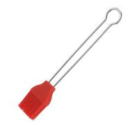 Westmark Pinceau à Badigeonner et à Pâtisserie, Longueur : 20 cm, Silicone/Acier Inoxydable, Silicone, Rouge/Argent, 15432270