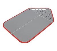 Westmark Planche à découper pliable en plastique 3 en 1 Gris/rouge 62192270