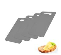 Westmark Plateaux à Petit-déjeuner, 4 pièces, Préserve les Couteaux, Plastique, Anthracite, 62012270