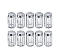 Westmark Poivrière, 10 Pièces, Capacité: env. 50 ml, Verre/Acier Inoxydable, Traditionell, Argent/Transparent, 631022E2