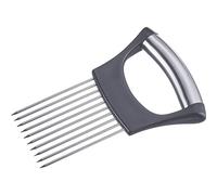 Westmark Porte-restes et aide à la coupe - Aide à la coupe pratique comme protection des doigts et des mains, idéal pour couper du pain, de la viande et d'autres aliments - ABS, acier inoxydable