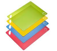 Westmark Practico Lot de 4 planches à découper pour viande, poisson, légumes et volailles, passe au lave-vaisselle, plastique, 4 pièces