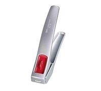 Westmark Presse à Ail avec creux extra large et élément de nettoyage, longueur : 16,2 cm, aluminium/plastique, argenté/rouge, 30082260