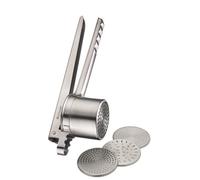 Westmark Presse à Pommes de Terre et Spätzle, Avec 4 Disques Interchangeables, Acier Inoxydable, Quadro, Argenté, 61172260