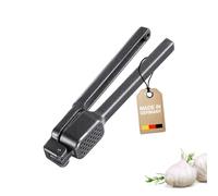 Westmark Presse-Ail Biopress Black Edition - Presse-Ail Ergonomique Lavable en Lave-Vaisselle - Prise en Main Extra-Grip - Anthracite