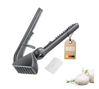 Westmark Presse-Ail Extracta Black Edition - Presse-Oignons et Presse-Gingembre - Presse Polyvalente en Aluminium Robuste - Anthracite