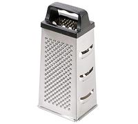 Westmark Râpe à crudités avec 4 surfaces de coupe, hauteur : 15,7 cm, acier inoxydable/plastique, argenté/noir, 11422270