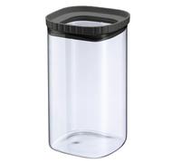 Westmark Récipient en Verre avec Couvercle en Silicone - Récipient de Conservation Pratique avec Couvercle, Idéal pour Conserver les Pâtes, les Épices, le Thé et Plus encore, Empilable - 1,5 Litres