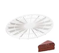 Westmark Refroidisseur et Diviseur à Gâteau, Double Fonction, Rond, Diamètre : 32 cm, Plastique, Blanc, 31432270