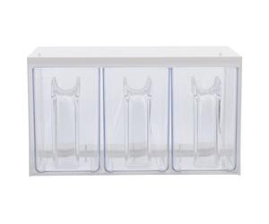 Westmark Roma Rectangulaire Distributeur 3 L Transparent, Blanc 1 Pièce(S)