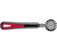 Westmark Roulette à Pâte / Roue à Pâte / Roue à découper, ø 3,9 cm, Longueur : 18 cm, Acier inoxydable/plastique, Gallant, Noir/rouge, 29322270