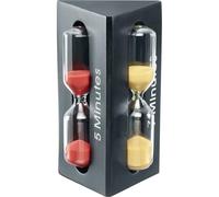 Westmark Sablier - Sablier polyvalent pour la cuisine, les jeux et un usage quotidien, durée de fonctionnement d'environ 3, 5 et 7 minutes - Résine et verre robustes