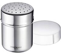 Westmark Saupoudreuse à Epices, Couvercle Conservant la Fraîcheur, Capacité : env. 80 - 100 gr, Plastique/Acier Inoxydable, Fein, Argent/Transparent, 69542260