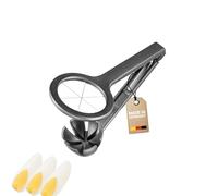 Westmark Séparateur coupe œufs Columbus Black Edition - Coupe-œufs offrant des tranches uniformes - Fils en acier inoxydable extra-tranchants - Anthracite