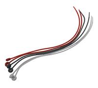 Westmark Set de Cordons de Cuisson et de Rôti, 6 pièces, silicone, longueur : 40,5 cm chacun, rouge/gris clair/gris foncé, 15242280