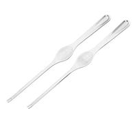 Westmark Set de Fourchettes à Homard, 2 pièces, chacune avec 2 dents pointues, longueur : 18,5 cm, acier inoxydable, argenté, 66162280