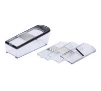 Westmark Set de râpes et trancheurs Technicus Quadro – 4 inserts inox, collecteur