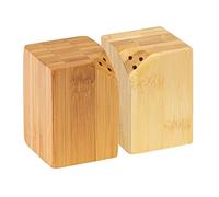 Westmark Set de Salière et Poivrière, 2 Pièces., Carré, Magnétique, Volume: env. 20 ml, Bambou, Tapas + Friends, Brun, 70042270