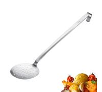 Westmark Skimmer Pro - Louche en acier inoxydable avec crochet de suspension - Louche parfaite pour écumer, frire et cuisine professionnelle - Argent, Ø 10 cm