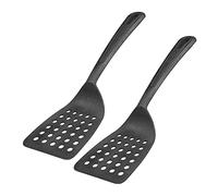 Westmark Spatule, 2 pièces, large surface d'appui et bord spécialement aplati, Plastique, Gentle, Noir, 283722E3, Lot de 2