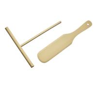 Westmark Spatule à crêpes et spatule Woody - Kit pratique pour préparer sans effort de délicieuses crêpes et crêpes fines - Bois - 2 pièces