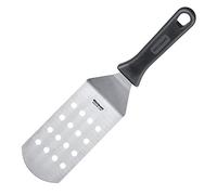 Westmark Spatule/Grattoir Professionnelle, Coudée, Flexible, Perforé, Dimensions de la Lame : 7,5 x 15 cm, Longueur : 31,5 cm, Acier Inoxydable/Plastique, Master Line, Noir/Argent, 13372270