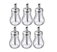 Westmark Sucrier, 6 Pièces, Capacité : env. 250 ml, Verre/Acier Inoxydable, Berlin, 653422E2