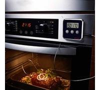 Westmark Thermomètre à Viande Digitale, Avec Fonction Alarme, A poser ou à Accrocher, Acier Inoxydable/Plastique, Argenté/Noir, 12912280
